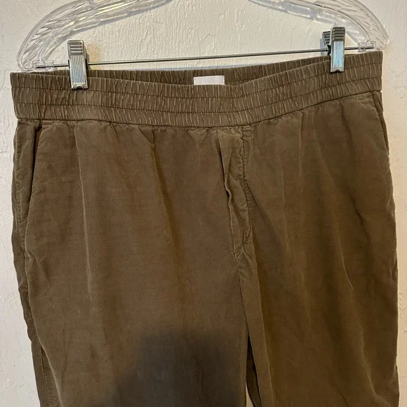 Sunspel England Mens Pants Size M Olive Green Brown Trousers Chino Drawstring - Picture 5 of 5